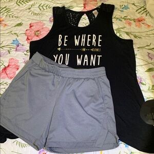 Gray Women's Athletic Shorts